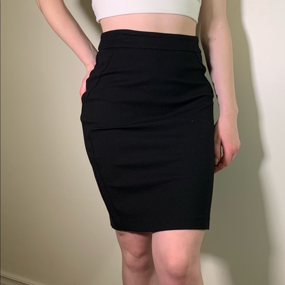 Black S.C & CO. tight skirt - Picture 1 of 1